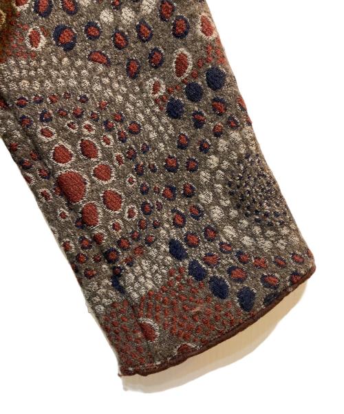 missoni（ミッソーニ）missoni (ミッソーニ) ジャガードコート ブラウン サイズ:42の古着・服飾アイテム