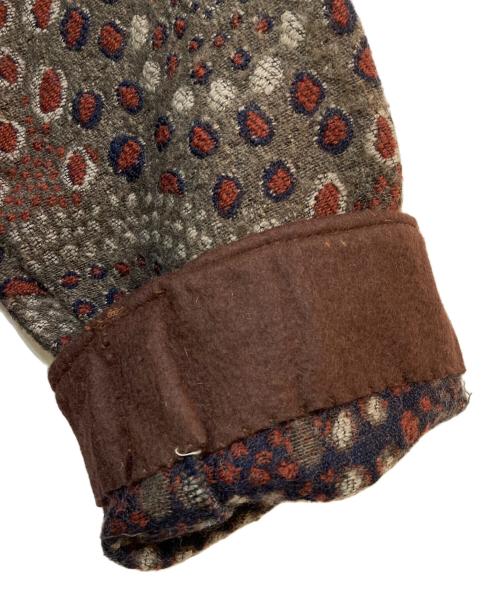 missoni（ミッソーニ）missoni (ミッソーニ) ジャガードコート ブラウン サイズ:42の古着・服飾アイテム