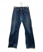 MOMOTARO JEANS桃太郎ジーンズ）の古着「セルビッチデニムパンツ」｜インディゴ