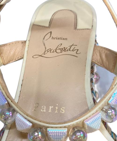 Christian Louboutin（クリスチャン・ルブタン）Christian Louboutin (クリスチャン・ルブタン) CATACONICO 60 PATENT AB アイボリー サイズ:37の古着・服飾アイテム