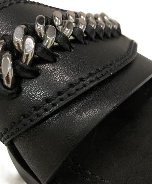 STELLA McCARTNEY（ステラマッカートニー）STELLA McCARTNEY (ステラマッカートニー) チェーン付フラットサンダル　501743 ブラック サイズ:38の古着・服飾アイテム