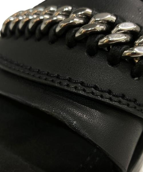 STELLA McCARTNEY（ステラマッカートニー）STELLA McCARTNEY (ステラマッカートニー) チェーン付フラットサンダル　501743 ブラック サイズ:38の古着・服飾アイテム