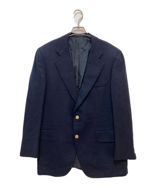 Burberry's（バーバリー）Burberry's (バーバリーズ) 金釦カシミヤ2Bジャケット ネイビー サイズ:サイズ表記なしの古着・服飾アイテム