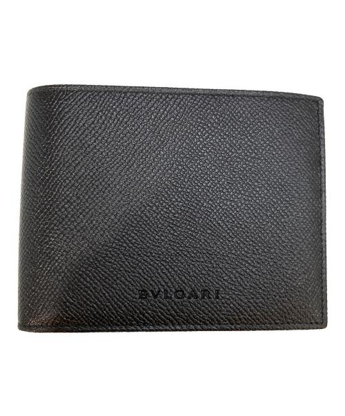 BVLGARI（ブルガリ）BVLGARI (ブルガリ) 2つ折り財布 ブラックの古着・服飾アイテム