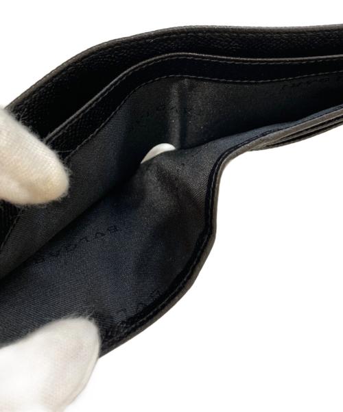 BVLGARI（ブルガリ）BVLGARI (ブルガリ) 2つ折り財布 ブラックの古着・服飾アイテム