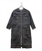 JOHNBULLジョンブル）の古着「デニムビックワークコート」｜インディゴ