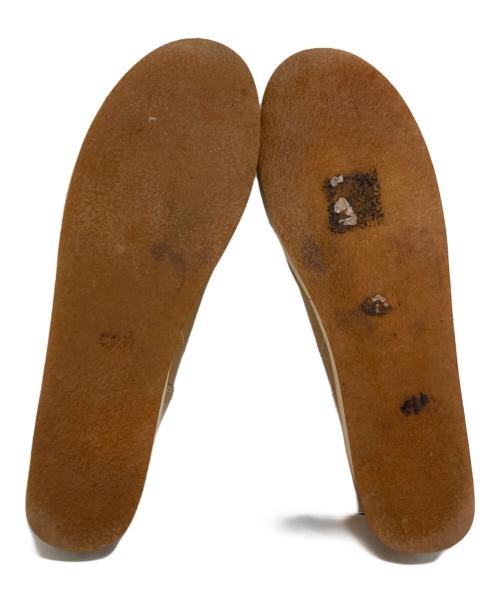 MIHARA YASUHIRO（ミハラヤスヒロ）MIHARA YASUHIRO (ミハラヤスヒロ) 厚底エナメルウッドシューズ ベージュ サイズ:25の古着・服飾アイテム