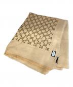 GUCCIグッチ）の古着「GGリネンウールシルクストール」｜ベージュ