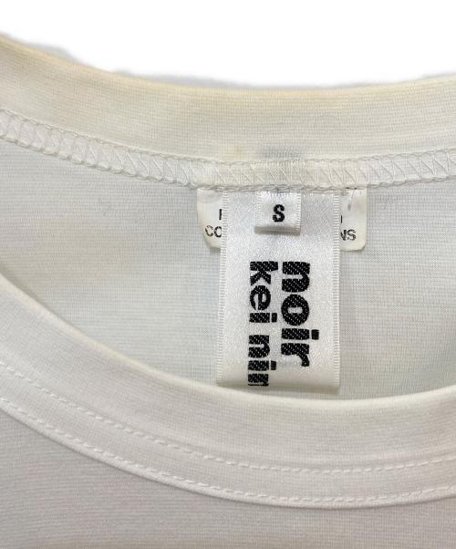 noir kei ninomiya（ノワール ケイ ニノミヤ）noir kei ninomiya (ノワール ケイ ニノミヤ) フリルドッキングTシャツ ホワイト サイズ:Sの古着・服飾アイテム