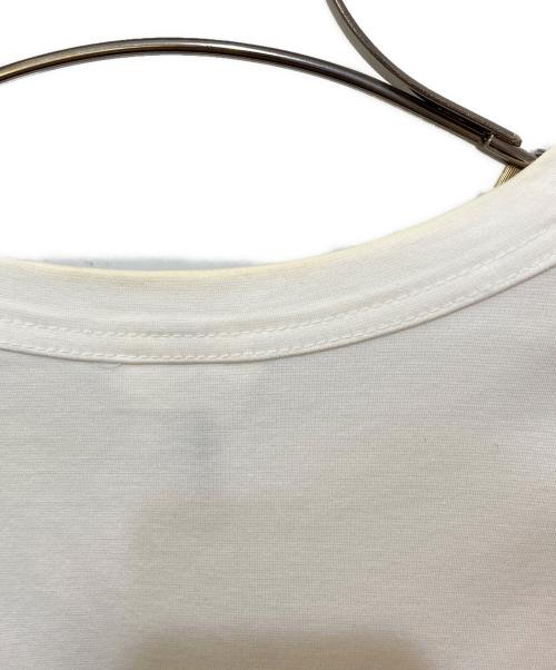 noir kei ninomiya（ノワール ケイ ニノミヤ）noir kei ninomiya (ノワール ケイ ニノミヤ) フリルドッキングTシャツ ホワイト サイズ:Sの古着・服飾アイテム