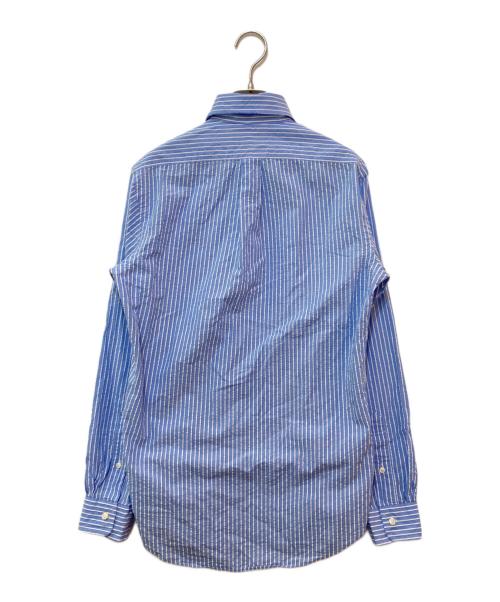 POLO RALPH LAUREN（ポロ・ラルフローレン）POLO RALPH LAUREN (ポロ・ラルフローレン) シアサッカーストライプシャツ ブルー サイズ:XSの古着・服飾アイテム