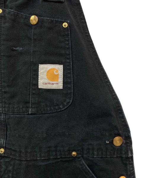 CarHartt（カーハート）CarHartt (カーハート) ダック地オーバーオール ブラック サイズ:不明(実寸をご参照下さい)の古着・服飾アイテム