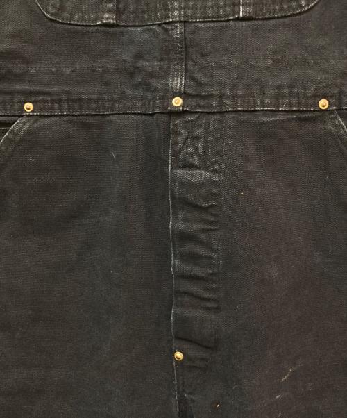 CarHartt（カーハート）CarHartt (カーハート) ダック地オーバーオール ブラック サイズ:不明(実寸をご参照下さい)の古着・服飾アイテム