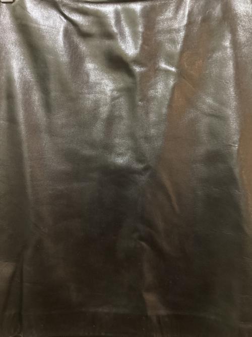 RALPH LAUREN Purple Label（ラルフ ローレン パープル レーベル）RALPH LAUREN Purple Label (ラルフ ローレン パープル レーベル) レザースカート ブラック サイズ:6の古着・服飾アイテム