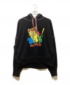 RE.アールイードット）の古着「GOKIGEN フーディ」｜ブラック