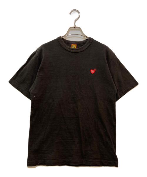 HUMAN MADE（ヒューマンメイド）HUMAN MADE (ヒューマンメイド) HEART BADGE TEE ダークブラウン サイズ:MEDIUMの古着・服飾アイテム