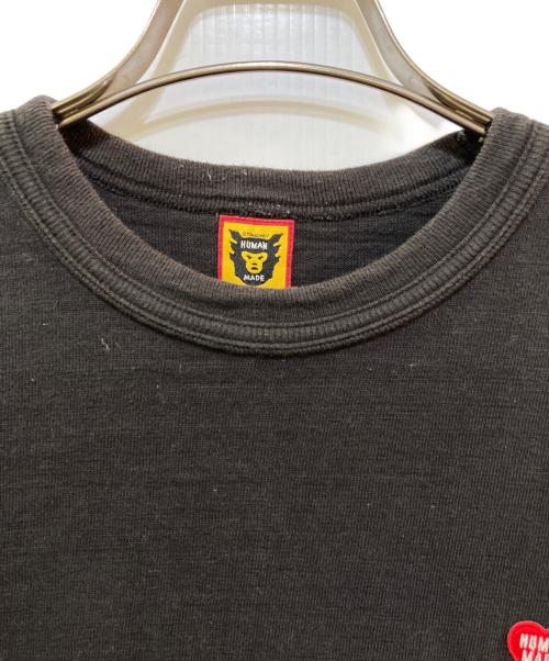 HUMAN MADE（ヒューマンメイド）HUMAN MADE (ヒューマンメイド) HEART BADGE TEE ダークブラウン サイズ:MEDIUMの古着・服飾アイテム