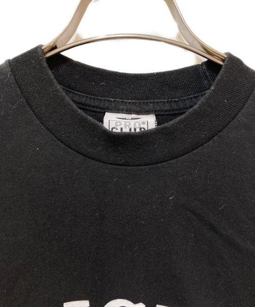 TENDERLOIN（テンダーロイン）TENDERLOIN (テンダーロイン) PROCLUB (プロクラブ) プリントカットソー ブラック サイズ:Mの古着・服飾アイテム