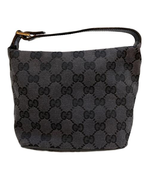 GUCCI（グッチ）GUCCI (グッチ) GGキャンバスバニティアクセサリーポーチ　0391147 ブラックの古着・服飾アイテム