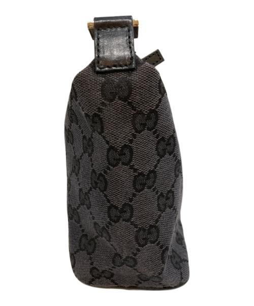 GUCCI（グッチ）GUCCI (グッチ) GGキャンバスバニティアクセサリーポーチ　0391147 ブラックの古着・服飾アイテム