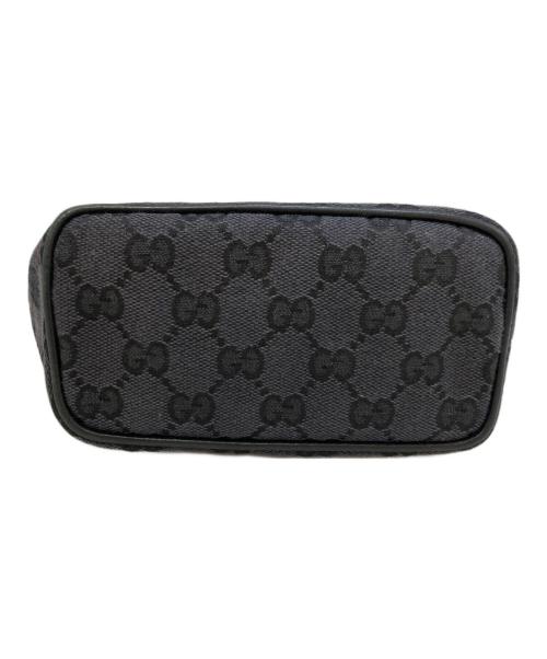 GUCCI（グッチ）GUCCI (グッチ) GGキャンバスバニティアクセサリーポーチ　0391147 ブラックの古着・服飾アイテム