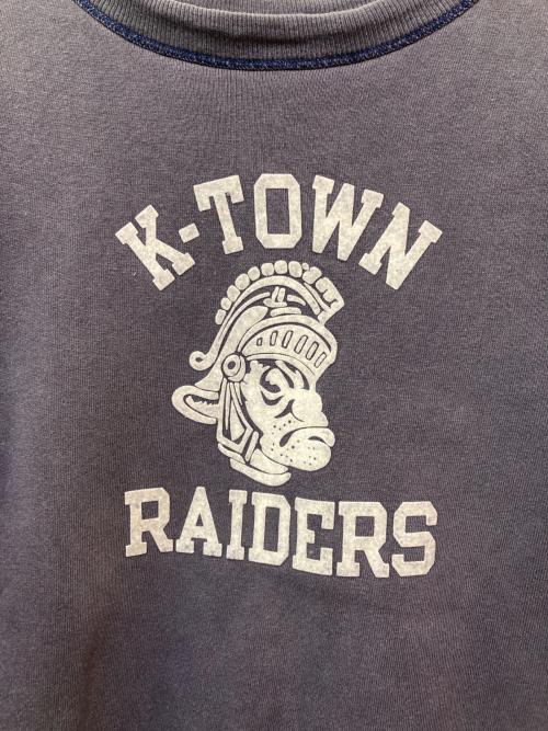 WAREHOUSE（ウエアハウス）WAREHOUSE (ウエアハウス) プリントスウェット ネイビー サイズ:42の古着・服飾アイテム