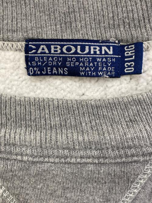 NIGEL CABOURN（ナイジェルケーボン）NIGEL CABOURN (ナイジェルケーボン) 半袖スウェット グレー サイズ:Lの古着・服飾アイテム