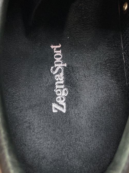 zegna sport（ゼニアスポーツ）zegna sport (ゼニアスポーツ) レザードライビングシューズ ブラック サイズ:7の古着・服飾アイテム