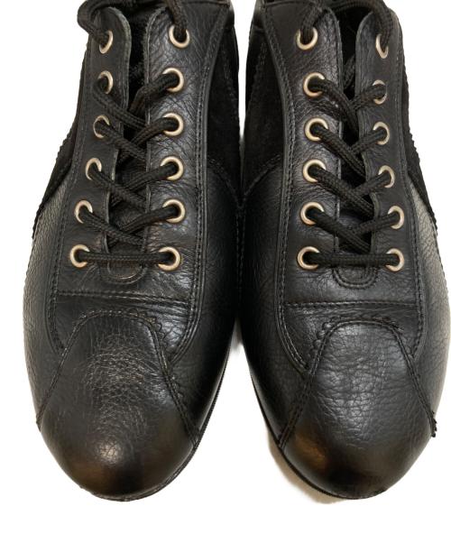 zegna sport（ゼニアスポーツ）zegna sport (ゼニアスポーツ) レザードライビングシューズ ブラック サイズ:7の古着・服飾アイテム