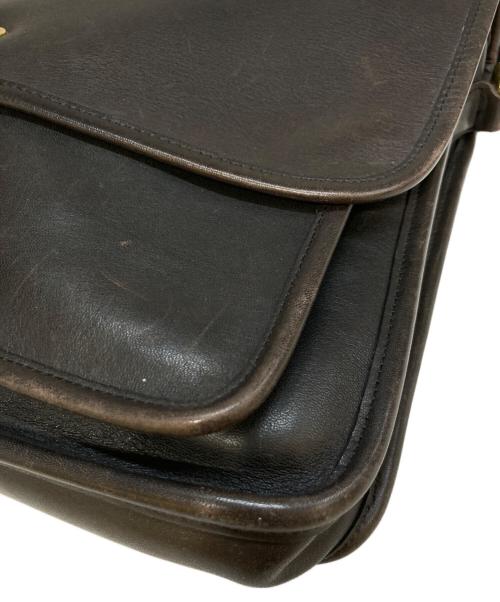 OLD COACH（オールドコーチ）OLD COACH (オールドコーチ) レザーショルダーバッグ　5181 ブラックの古着・服飾アイテム