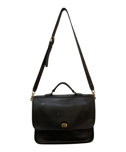 OLD COACH（オールドコーチ）OLD COACH (オールドコーチ) レザーショルダーバッグ　5181 ブラックの古着・服飾アイテム