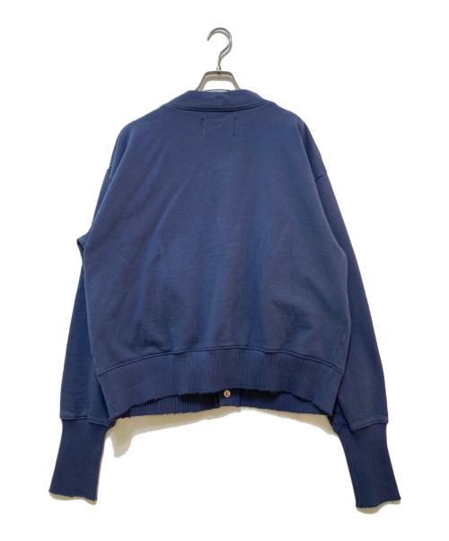 Perfect ribs（パーフェクトリブス）Perfect ribs (パーフェクトリブス) Basic Sweat Cardigan ネイビー サイズ:Lの古着・服飾アイテム