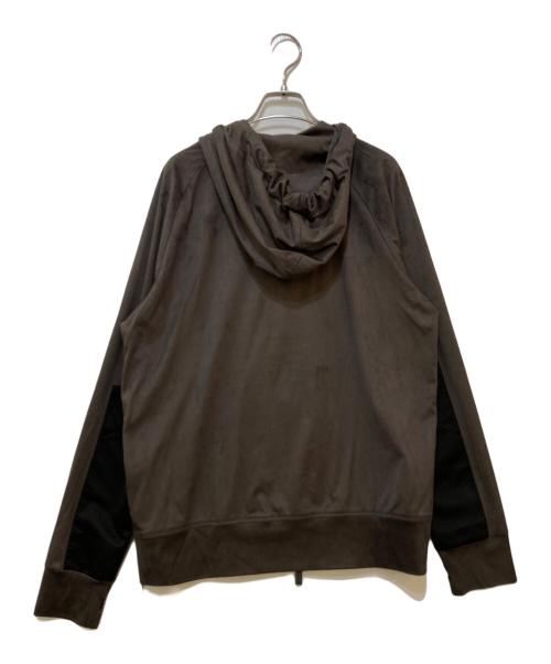 C DIEM（カルペディエム）C DIEM (カルペディエム) スエードタッチジップパーカー ブラウン サイズ:M 未使用品の古着・服飾アイテム