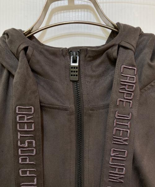 C DIEM（カルペディエム）C DIEM (カルペディエム) スエードタッチジップパーカー ブラウン サイズ:M 未使用品の古着・服飾アイテム