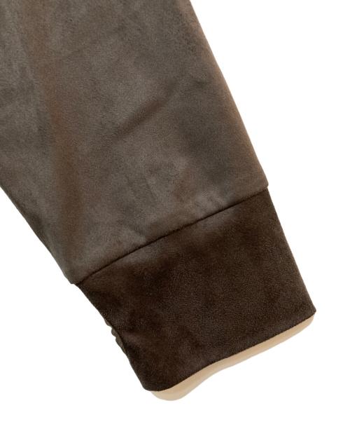 C DIEM（カルペディエム）C DIEM (カルペディエム) スエードタッチジップパーカー ブラウン サイズ:M 未使用品の古着・服飾アイテム