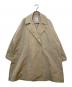 ebure（エブール）の古着「サイドスリット マイクロタフタコート　4110200019」｜ベージュ
