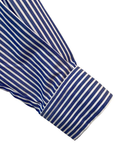 MAMENE（-）MAMENE (-) Phoebe Shirt Dress - Navy Poplin Stripe ホワイト×ブルー サイズ:1 未使用品の古着・服飾アイテム