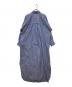 MAMENE (-) Phoebe Shirt Dress - Navy Poplin Stripe ホワイト×ブルー サイズ:1 未使用品：18000円