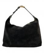 LITTLE LIFFNERリトルリフナー）の古着「スエードワンショルダーバッグ」｜ブラック