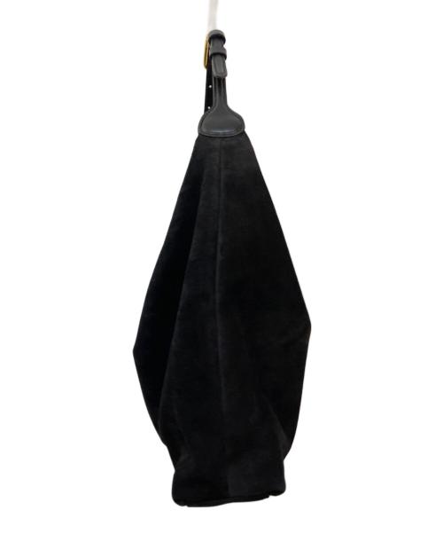 LITTLE LIFFNER（リトルリフナー）LITTLE LIFFNER (リトルリフナー) スエードワンショルダーバッグ ブラックの古着・服飾アイテム