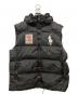 POLO RALPH LAUREN（ポロ・ラルフローレン）の古着「フード付ダウンベスト」｜ブラック