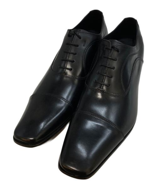 KATHARINE HAMNETT（キャサリンハムネット）KATHARINE HAMNETT (キャサリンハムネット) ストレートチップシューズ ブラック サイズ:26.5の古着・服飾アイテム