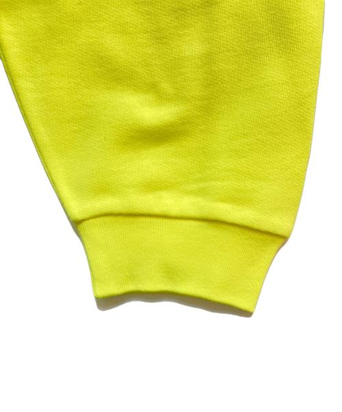 BALENCIAGA（バレンシアガ）BALENCIAGA (バレンシアガ) キャンペーンロゴプリントプルオーバーパーカー イエロー サイズ:XLの古着・服飾アイテム
