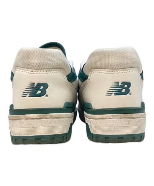 NEW BALANCE（ニューバランス）NEW BALANCE (ニューバランス) ローカットスニーカー ホワイト×グリーン サイズ:25の古着・服飾アイテム