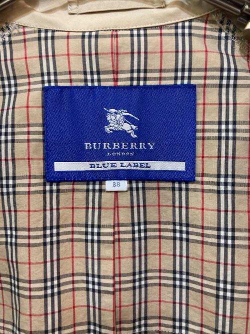BURBERRY BLUE LABEL（バーバリーロンドンブルーレーベル）BURBERRY BLUE LABEL (バーバリーロンドンブルーレーベル) トレンチコート ベージュ サイズ:38の古着・服飾アイテム