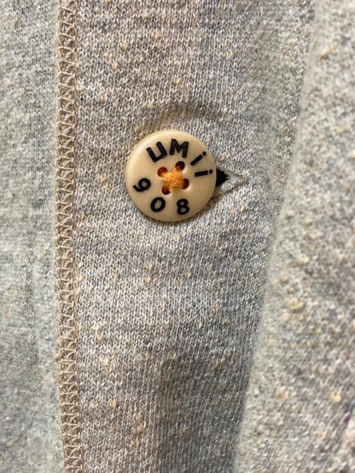 45rpm（45アールピーエム）45rpm (45アールピーエム) ショールカラースウェットカーディガン ベージュ サイズ:5の古着・服飾アイテム