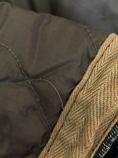 45rpm（45アールピーエム）45rpm (45アールピーエム) インディゴ染めノーカラージャケット インディゴ サイズ:5の古着・服飾アイテム