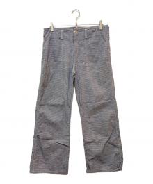 R BY 45rpm（アールバイフォーティファイブアールピーエム）の古着「千鳥格子柄パンツ」｜ホワイト