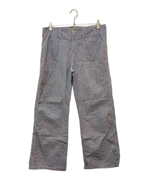 R BY 45rpm（アールバイフォーティファイブアールピーエム）R BY 45rpm (アールバイフォーティファイブアールピーエム) 千鳥格子柄パンツ ホワイト サイズ:34の古着・服飾アイテム