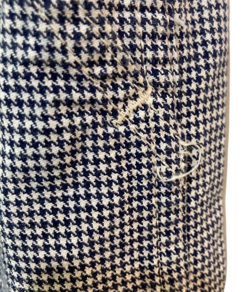 R BY 45rpm（アールバイフォーティファイブアールピーエム）R BY 45rpm (アールバイフォーティファイブアールピーエム) 千鳥格子柄パンツ ホワイト サイズ:34の古着・服飾アイテム